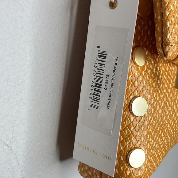 Hammitt | VIP Medium Apricot Snake Gold Brushed Crossbody Bag NWT - Picture 5 of 10